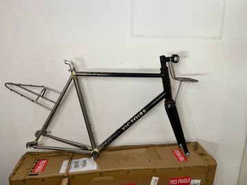 Used Victoria Frame set Columbus Xcr Frameset 2025 Road & Gravel, Black — image 4 of 16