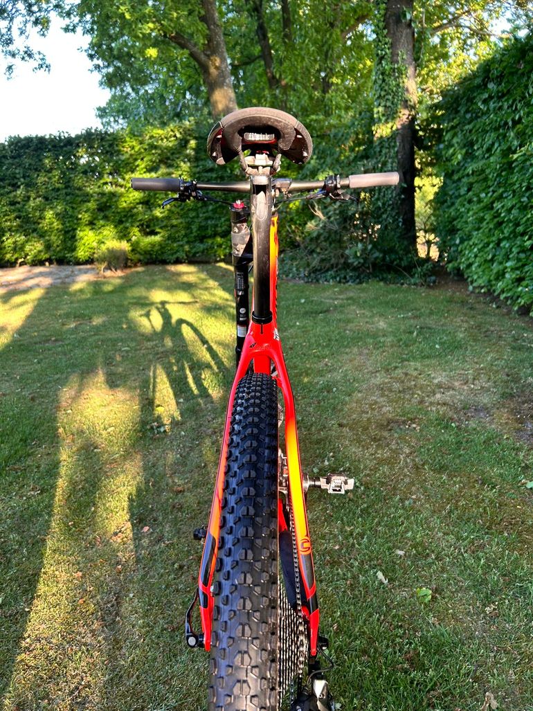 Used Cannondale F-si Shimano XTR Di2 2018 Mountainbike, Red — image 5 of 21
