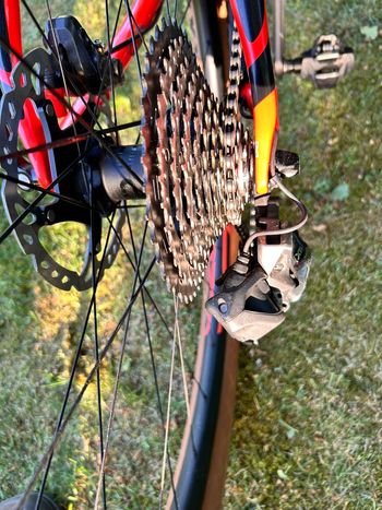 Used Cannondale F-si Shimano XTR Di2 2018 Mountainbike, Red — image 3 of 21