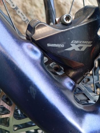 Orbea Oiz Shimano Deore XT 2023 Mountainbike usato, Viola — immagine 18 di 23