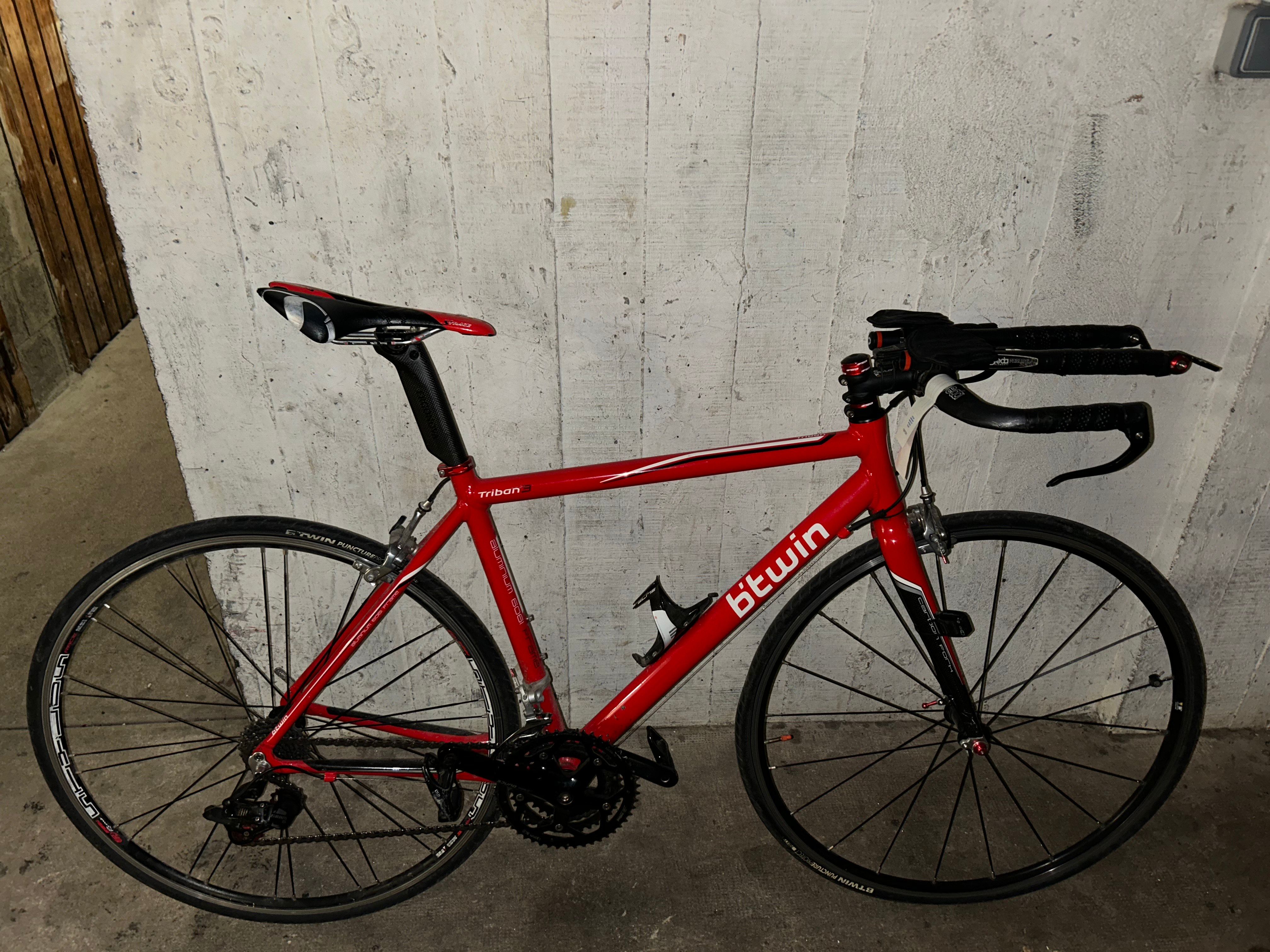 Decathlon Btwin Red Road Bike Decathlon Triban 500 Roja DECATHLON