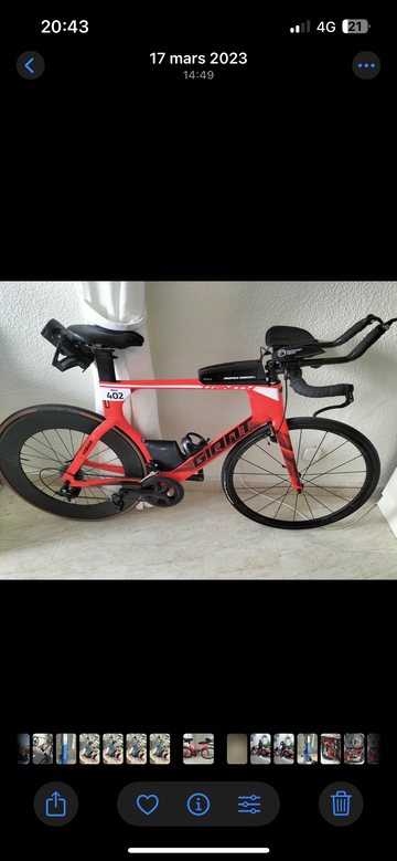 Gebrauchtes Giant Trinity Advanced 2018 2018 Road & Gravel, Orange — Bild 2 von 3