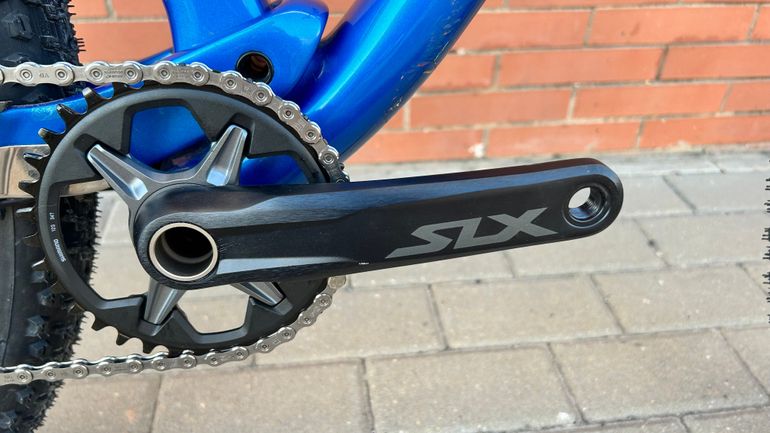Trek Supercaliber Shimano SLX 2023 Mountainbike usato, Blu — immagine 5 di 18