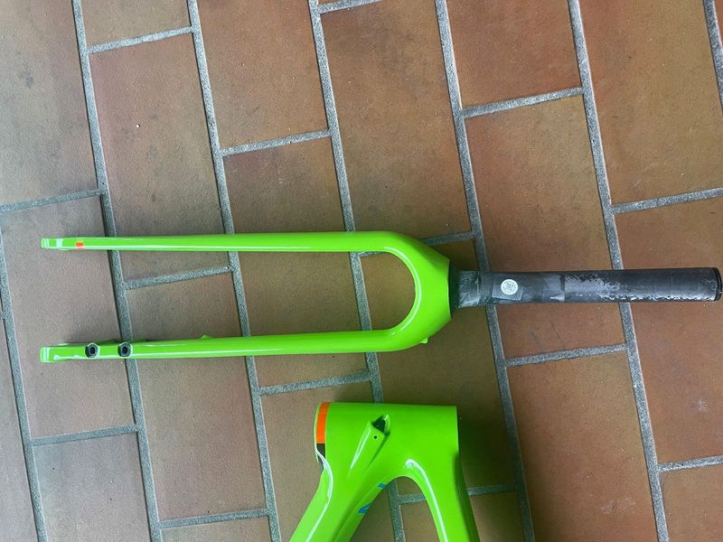 Open U.P. EKAR Frameset 2025 Road & Gravel usato, Verde — immagine 3 di 10