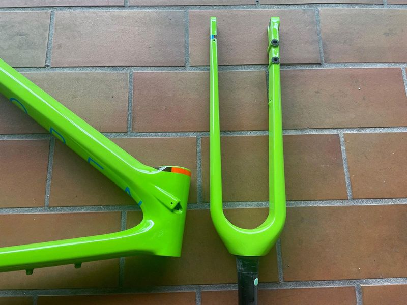 Open U.P. EKAR Frameset 2025 Road & Gravel usato, Verde — immagine 4 di 10