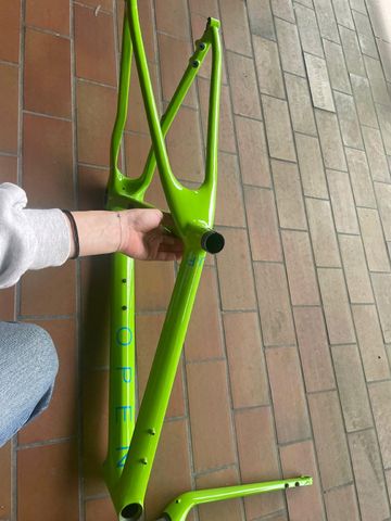 Open U.P. EKAR Frameset 2025 Road & Gravel usato, Verde — immagine 9 di 10