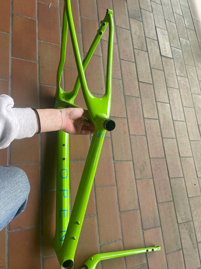 Open U.P. EKAR Frameset 2025 Road & Gravel usato, Verde — immagine 9 di 10