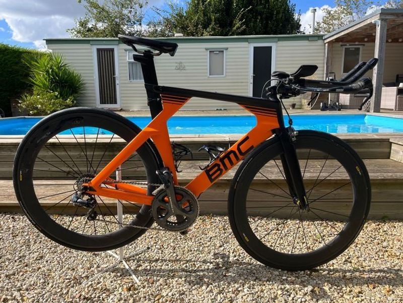 Used BMC Timemachine 02 ONE 2018 2018 Road & Gravel, Orange — image 1 of 6