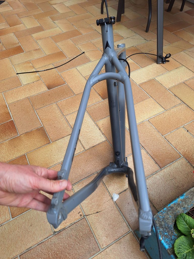 Used Vitus VR Frameset 2021 Mountainbike, Light Gray — image 3 of 6