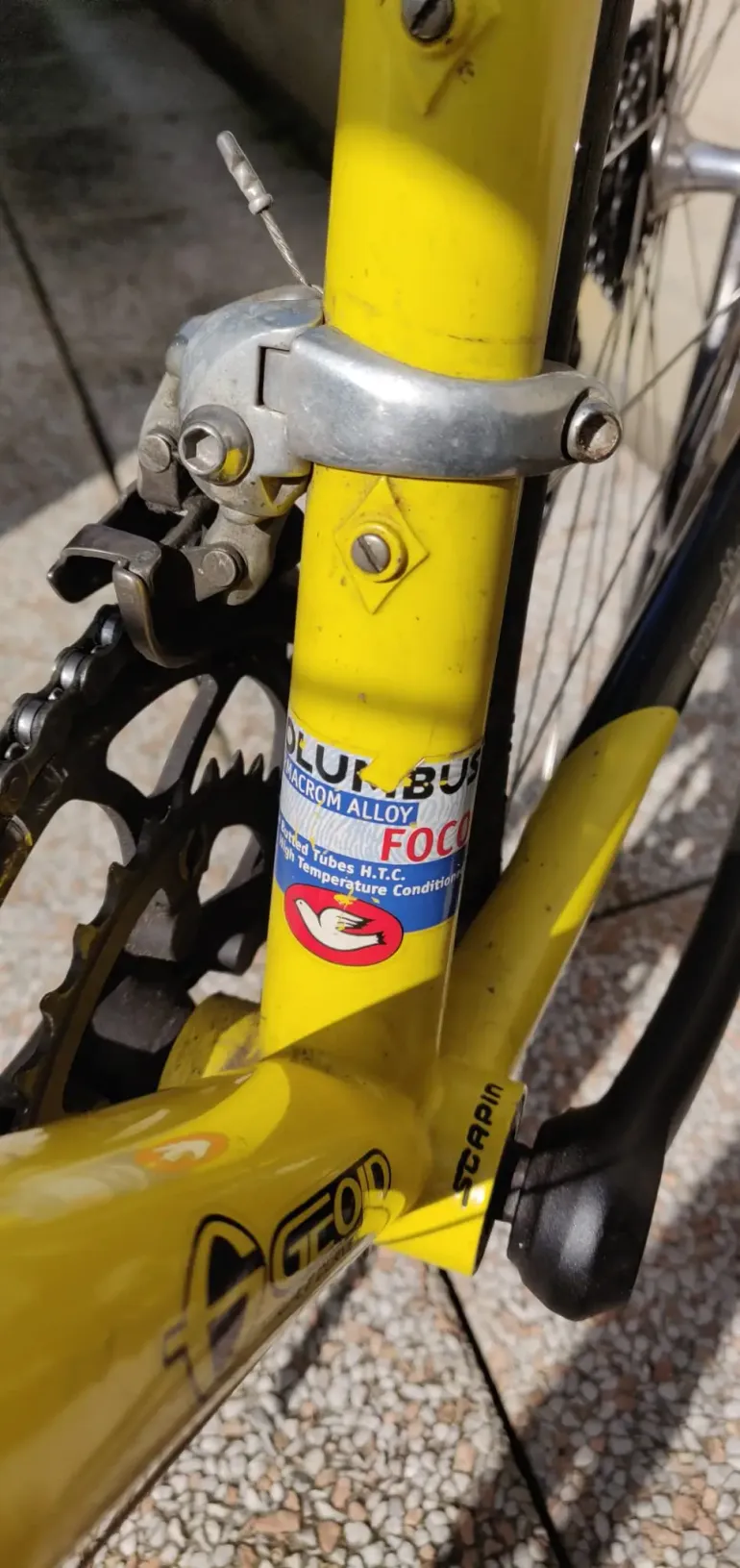 Used SCAPIN Eos Pro Team 1999 Road & Gravel, Rot — image 5 of 6