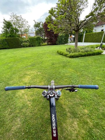 Trek Session 9 X01 2022 2022 Mountainbike usato, Blu — immagine 2 di 9