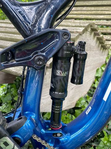 Trek Session 9 X01 2022 2022 Mountainbike usato, Blu — immagine 7 di 9