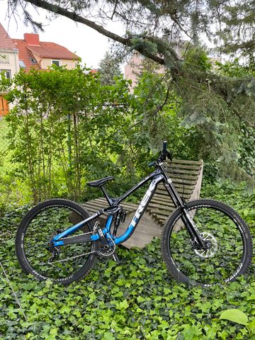 Trek Session 9 X01 2022 2022 Mountainbike usato, Blu — immagine 1 di 9