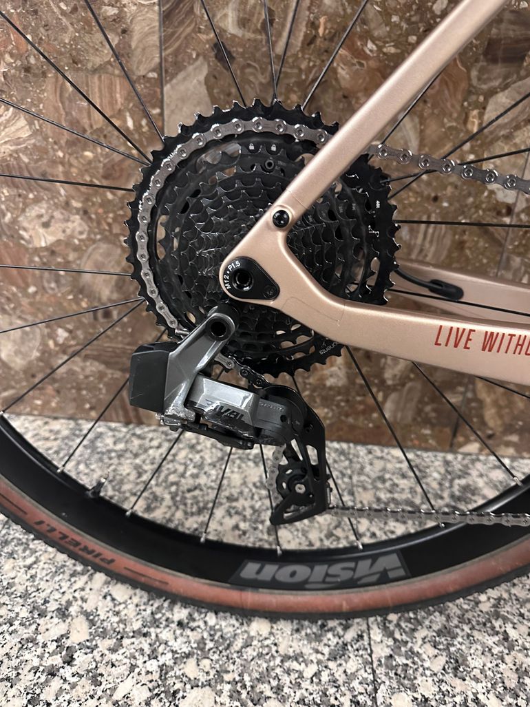 Megamo West SRAM Rival eTap AXS 2022 Road & Gravel usato, Arancione — immagine 5 di 6