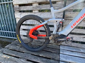 Used Haibike AllMtn 6 2021 2021 Mountainbike, Light Gray, 29 — image 6 of 12