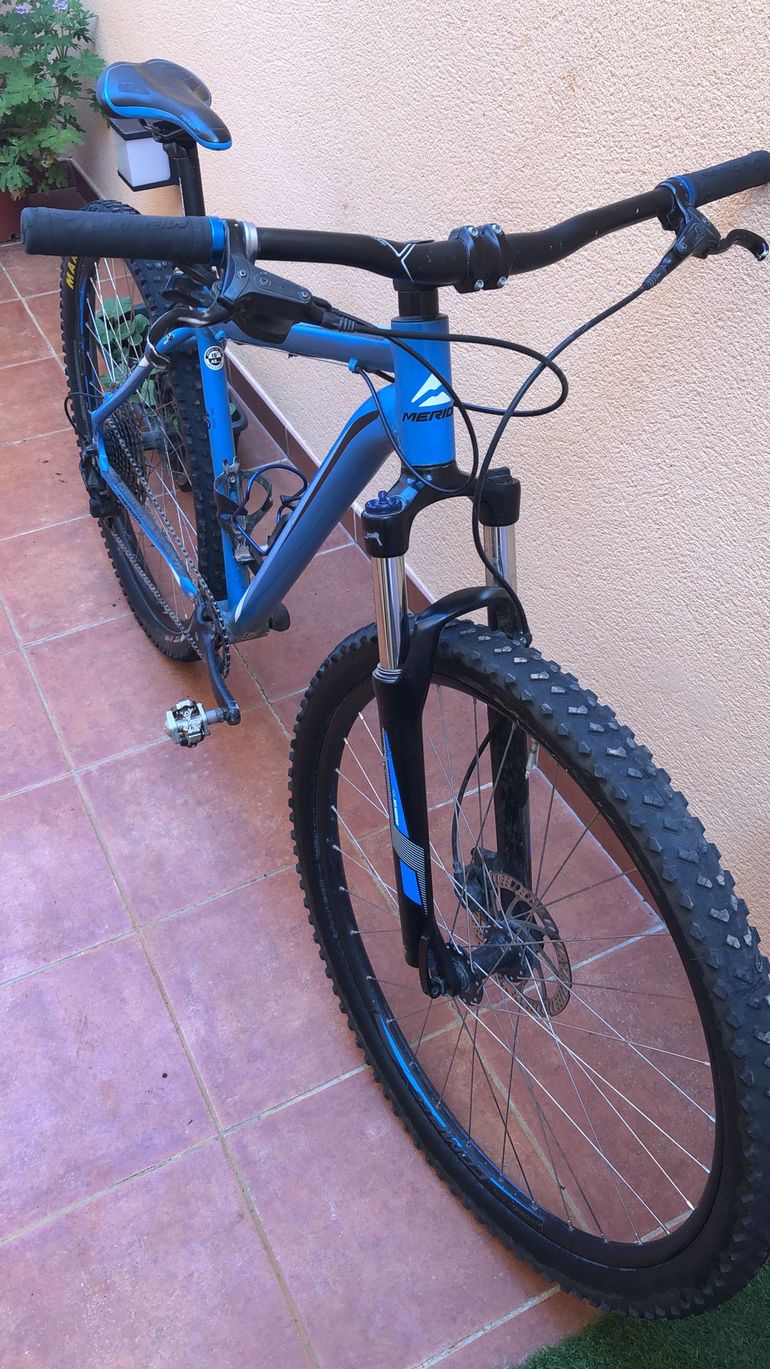 Used Merida BIG.NINE 40-D 2017 2017 Mountainbike, Blue, 29 — image 2 of 3