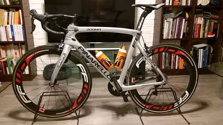 Used Pinarello F8 2018 Road & Gravel, Light Gray — image 2 of 8