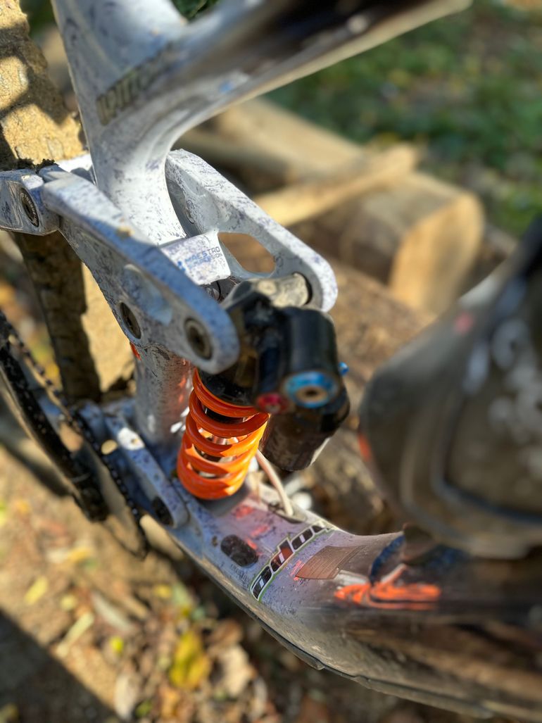 Gebrauchtes Giant Reign Advanced 2024 Mountainbike, Blau — Bild 4 von 9