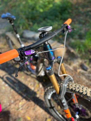 Gebrauchtes Giant Reign Advanced 2024 Mountainbike, Blau — Bild 3 von 9