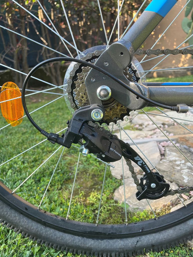Used ROCKRIDER 27.5" Mountain Bike ST 100 2021 2021 Mountainbike, Light Gray, 27.5 — image 4 of 8
