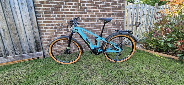 Used CUBE STEREO HYBRID 120 RACE 625 ALLROAD 29 2020 2020 Mountainbike, Green, 29 — image 3 of 9
