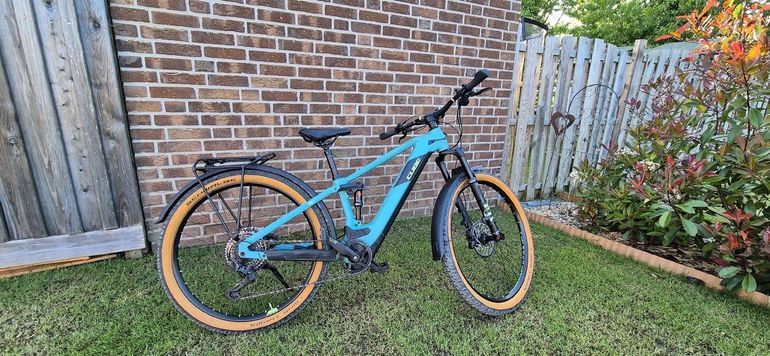 Used CUBE STEREO HYBRID 120 RACE 625 ALLROAD 29 2020 2020 Mountainbike, Green, 29 — image 1 of 9