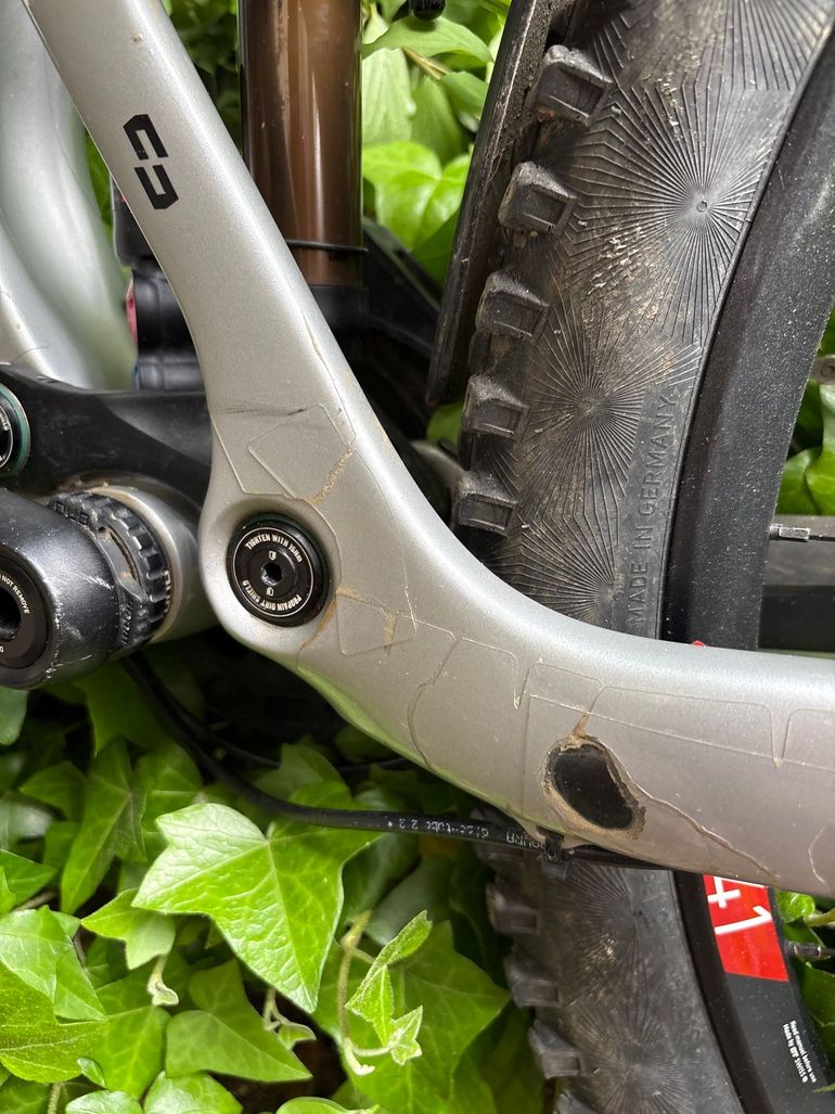 Used Propain Rage SRAM GX DH 2019 Mountainbike, Grigio chiaro — image 9 of 27
