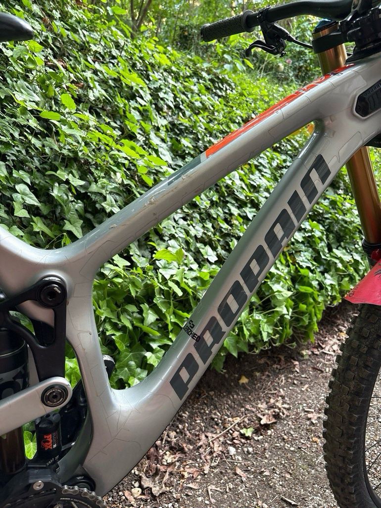 Used Propain Rage SRAM GX DH 2019 Mountainbike, Grigio chiaro — image 17 of 27
