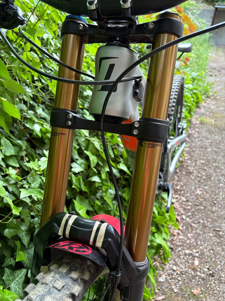 Used Propain Rage SRAM GX DH 2019 Mountainbike, Grigio chiaro — image 2 of 27