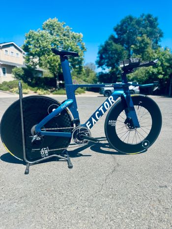 Used Factor Hanzo SRAM Red eTap AXS 2024 Road & Gravel, Blue — image 2 of 6