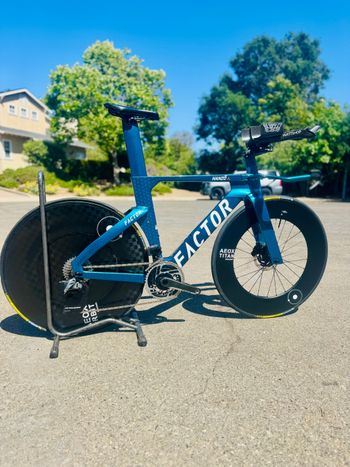 Used Factor Hanzo SRAM Red eTap AXS 2024 Road & Gravel, Blue — image 1 of 6