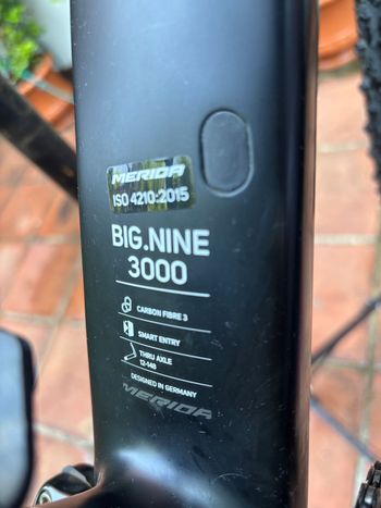 Merida BIG.NINE 3000 2023 2023 Mountainbike d'occasion — image 9 sur 12
