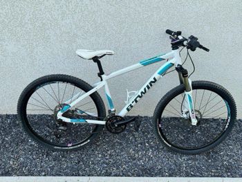 Used ROCKRIDER B-twin 540 2017 Mountainbike, White — image 1 of 4
