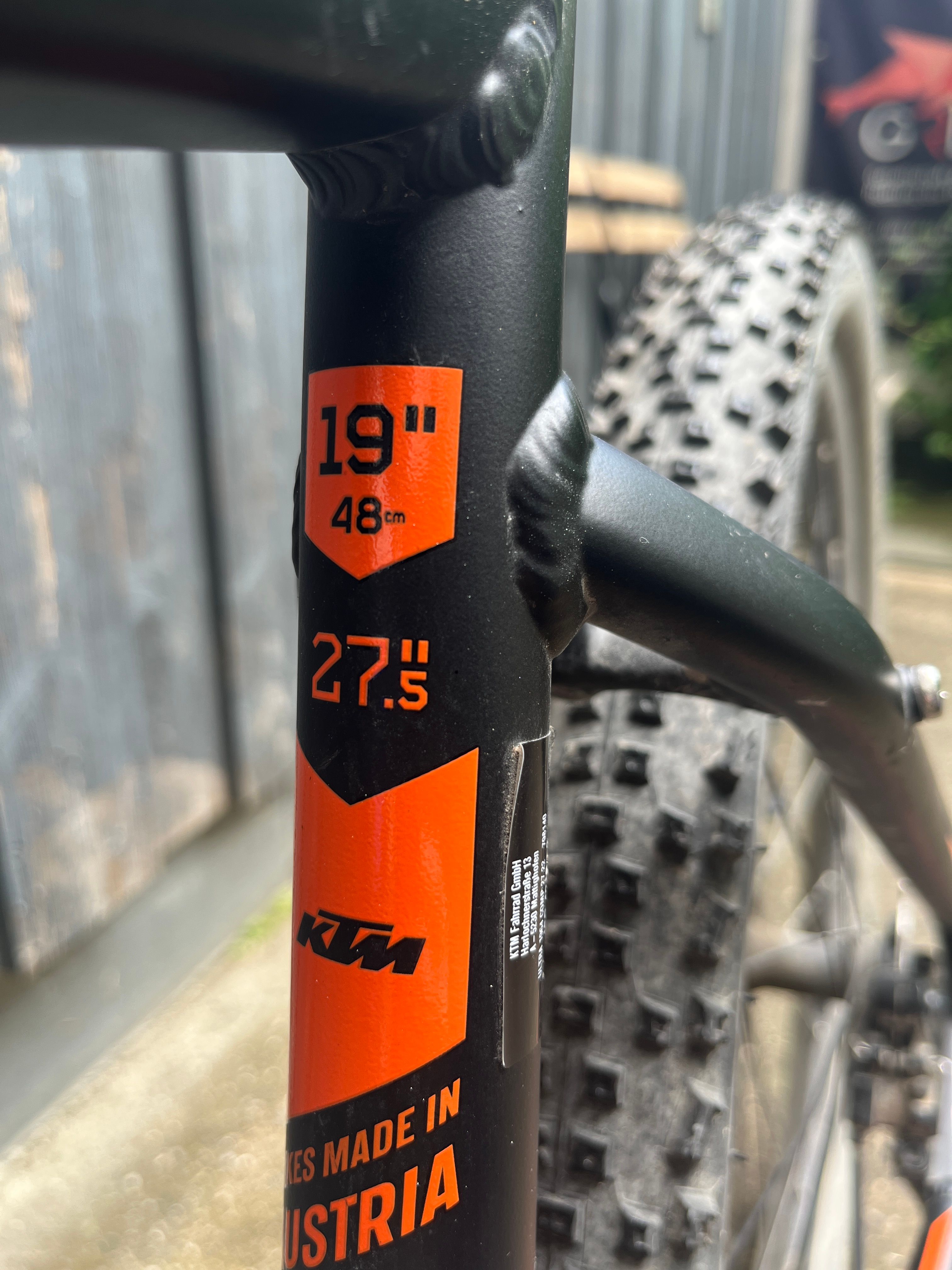 Mountain Bike Ktm Frame Size KTM Scarp 294 Black/Orange Size L/48 –