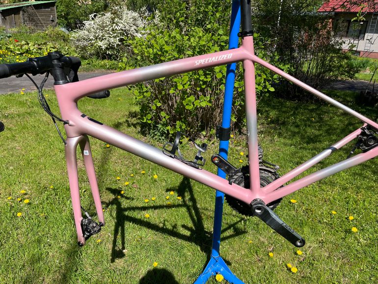 Used Specialized Aethos Frameset 2025 2025 Road & Gravel, Weiß — image 8 of 13