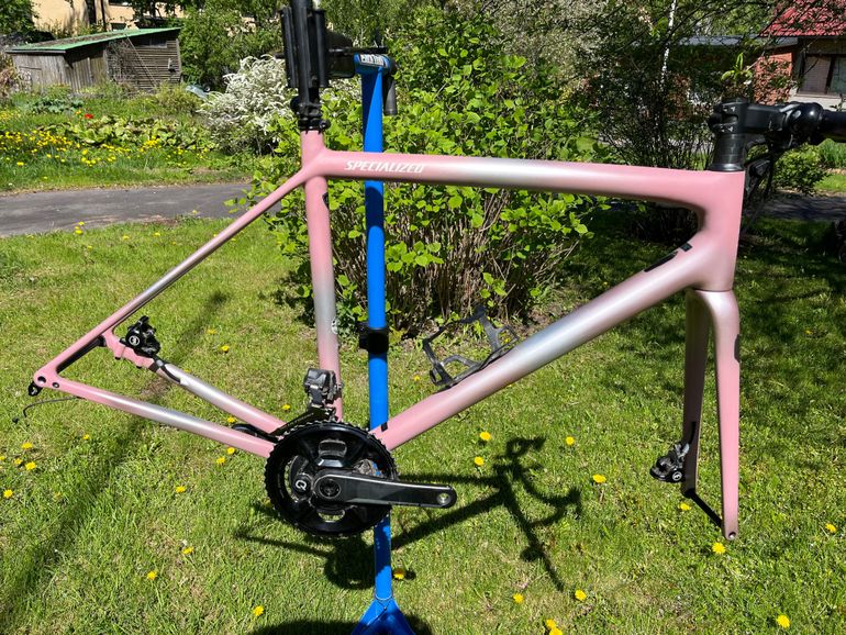 Used Specialized Aethos Frameset 2025 2025 Road & Gravel, Weiß — image 2 of 13