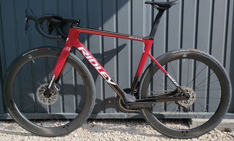 Used Ridley Falcn RS - Shimano Ultegra DI2 2x12sp 2023 2023 Road & Gravel, Red — image 2 of 13