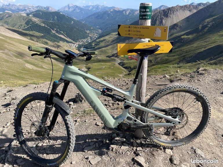 Gebrauchtes Canyon Strive:ON SRAM GX Eagle AXS 2023 Mountainbike, Grün — Bild 3 von 5