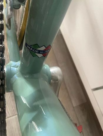 Gebrauchtes Bianchi Mega Pro Replica Pantani 1998 Road & Gravel, Blau — Bild 9 von 22