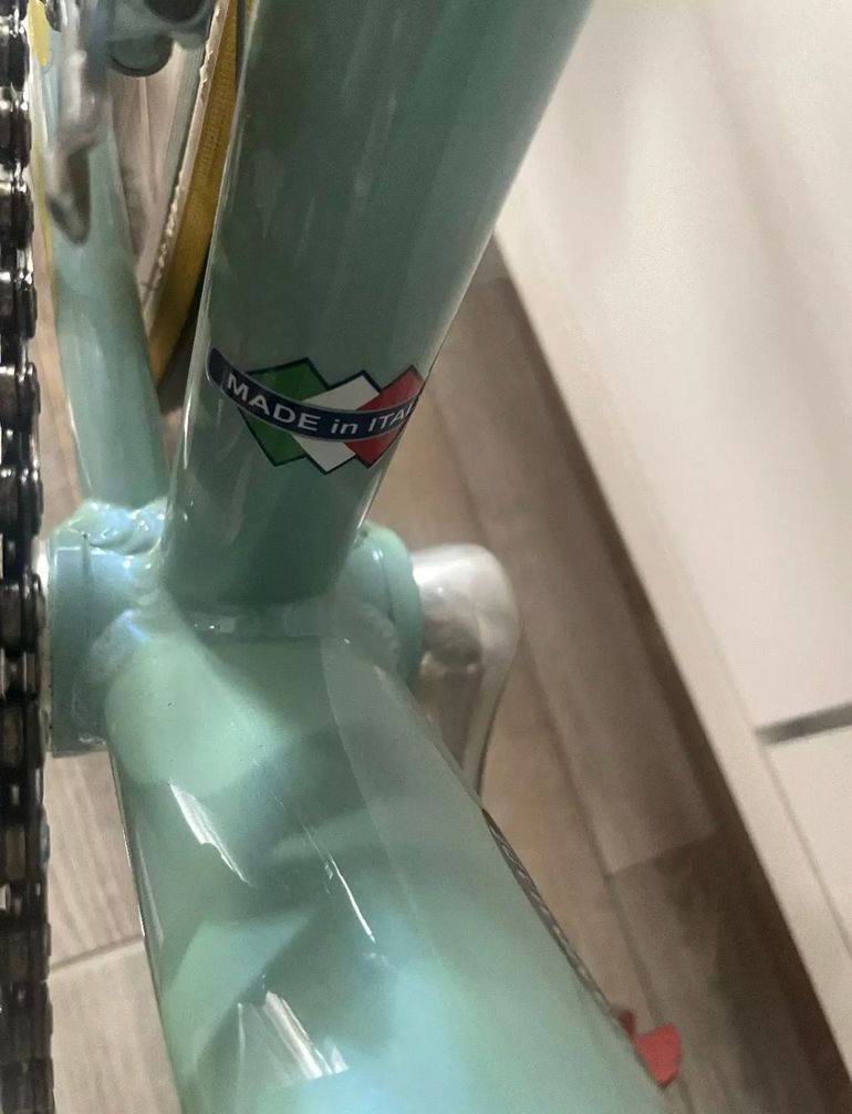Gebrauchtes Bianchi Mega Pro Replica Pantani 1998 Road & Gravel, Blau — Bild 9 von 22