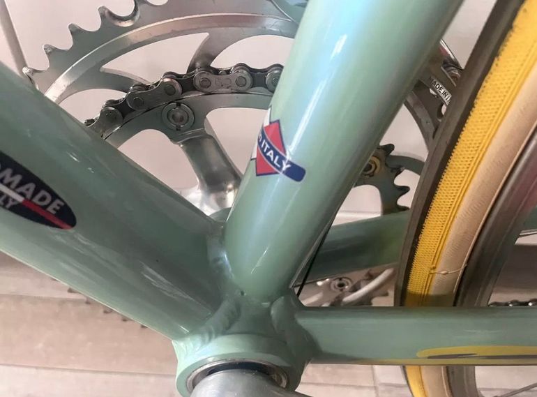 Gebrauchtes Bianchi Mega Pro Replica Pantani 1998 Road & Gravel, Blau — Bild 15 von 22