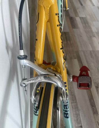 Gebrauchtes Bianchi Mega Pro Replica Pantani 1998 Road & Gravel, Blau — Bild 7 von 22