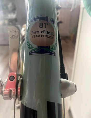Gebrauchtes Bianchi Mega Pro Replica Pantani 1998 Road & Gravel, Blau — Bild 16 von 22