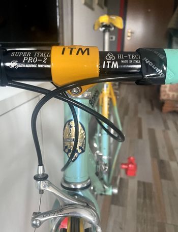 Gebrauchtes Bianchi Mega Pro Replica Pantani 1998 Road & Gravel, Blau — Bild 18 von 22