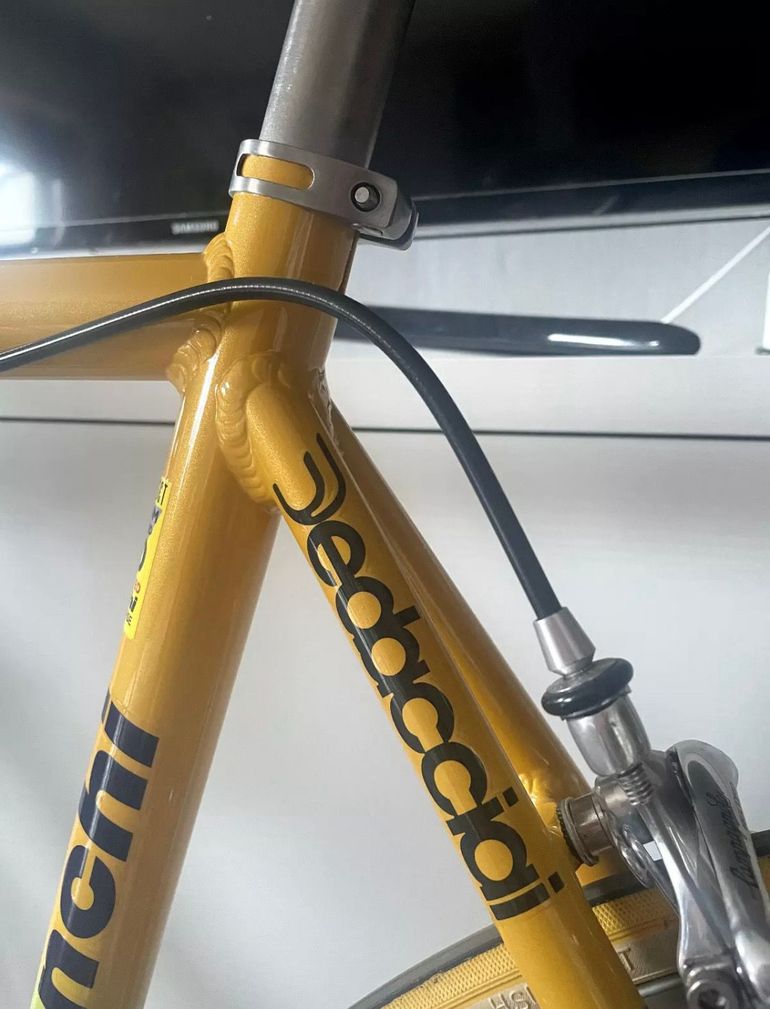 Gebrauchtes Bianchi Mega Pro Replica Pantani 1998 Road & Gravel, Blau — Bild 22 von 22