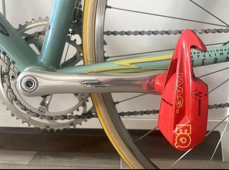 Gebrauchtes Bianchi Mega Pro Replica Pantani 1998 Road & Gravel, Blau — Bild 14 von 22