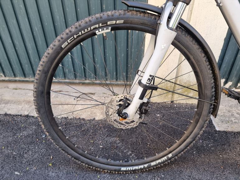 Used CUBE Nature Pro 2020 Mountainbike, Light Gray — image 8 of 12