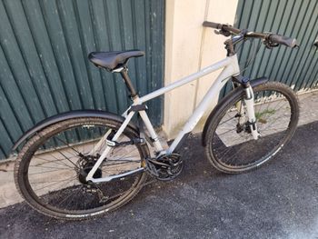 Used CUBE Nature Pro 2020 Mountainbike, Light Gray — image 9 of 12