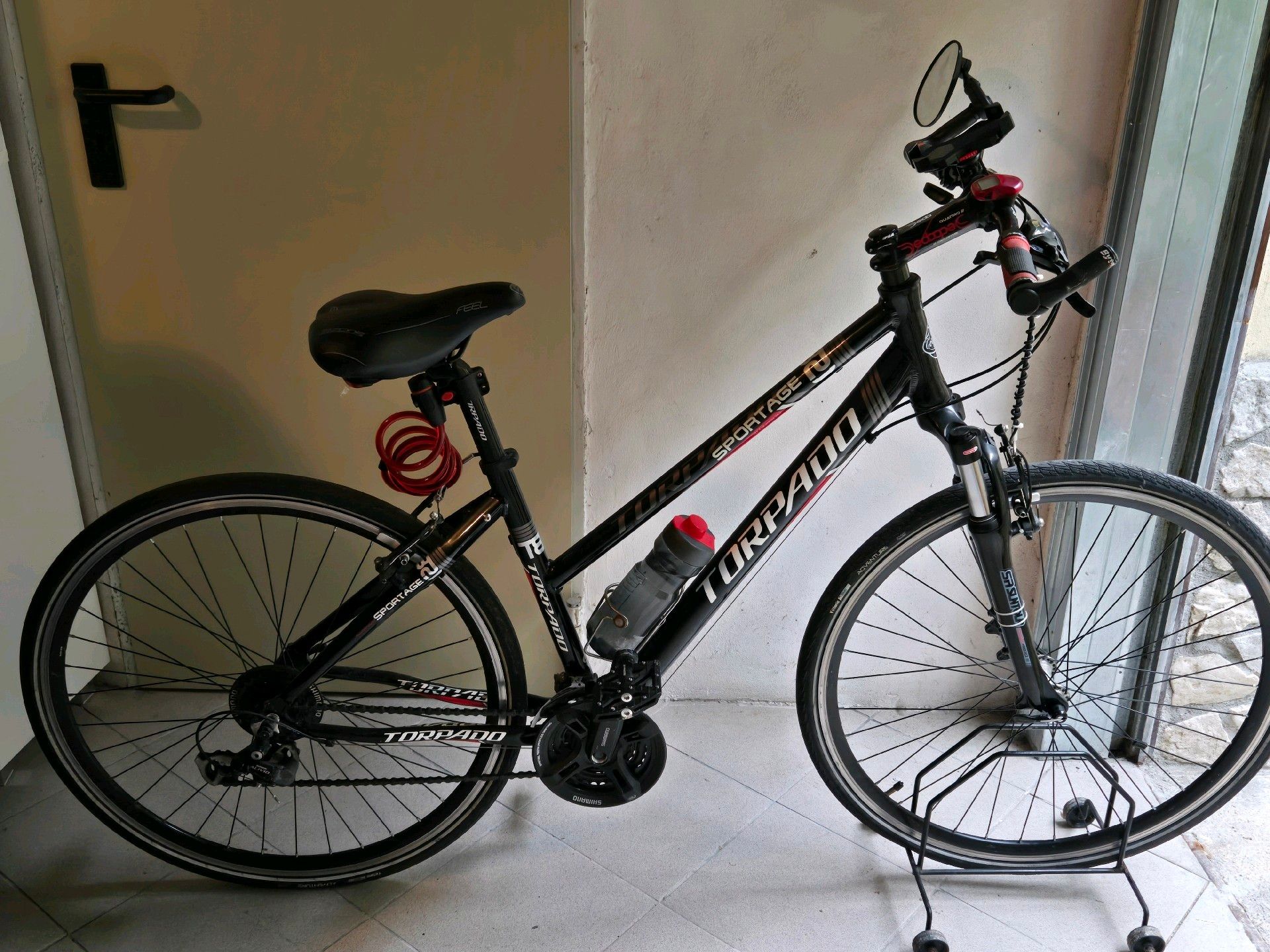 Sportage Torpado T821 Mtb Cassetta Attrezzi Bicicletta Metal