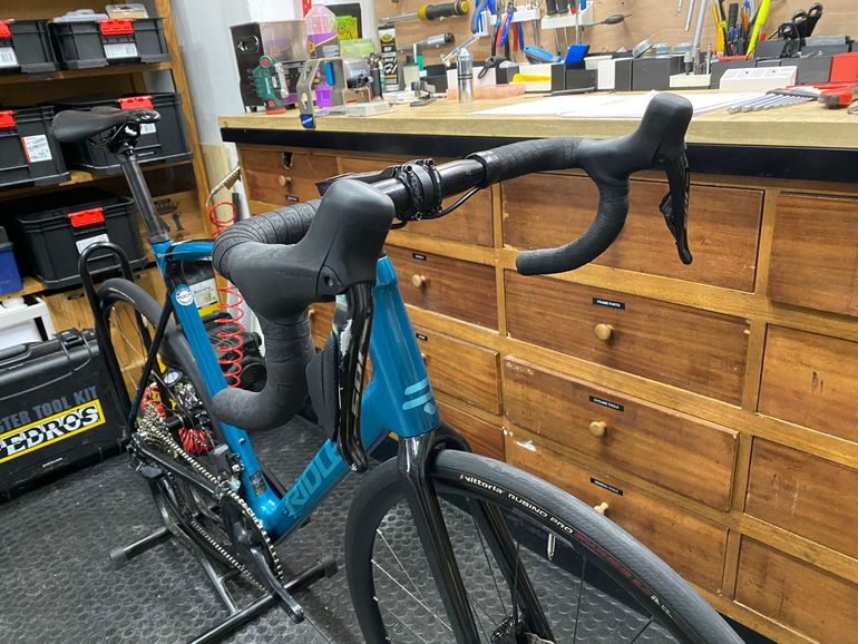 Used Ridley Fenix SLiC - Shimano 105 DI2 // 2x12s 2023 2023 Road & Gravel, Blue — image 7 of 16